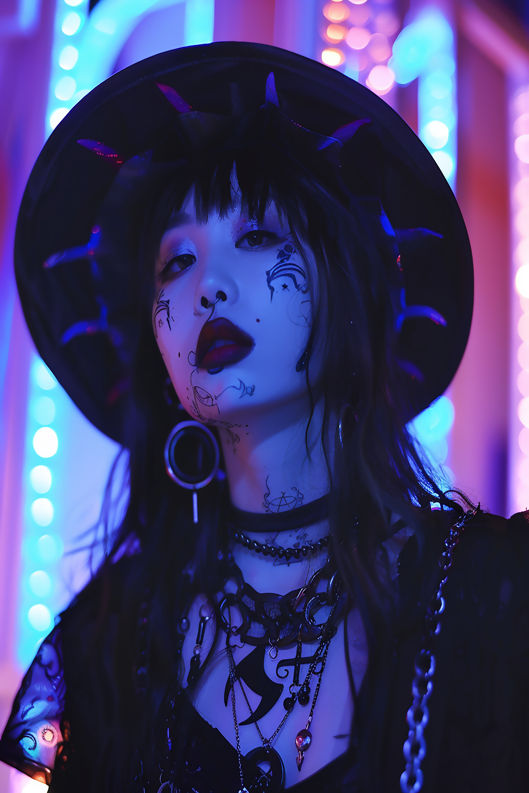 Neon Witch Aesthetic