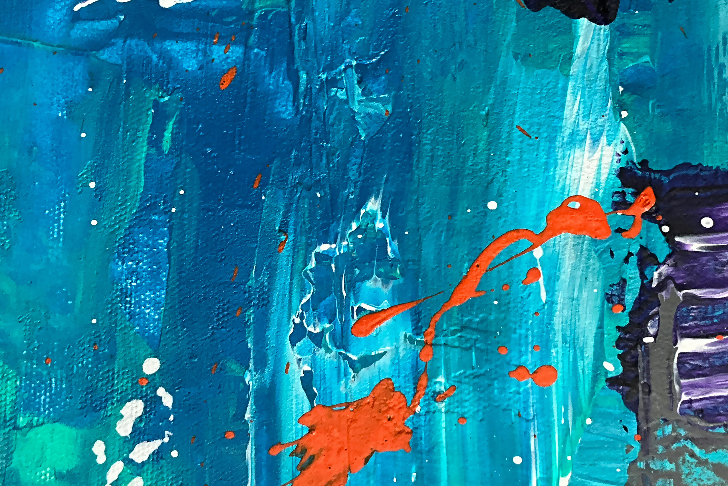 Oceanic Splash of Color