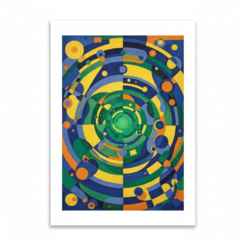 Painting with Green Center — Wassily Kandinsky