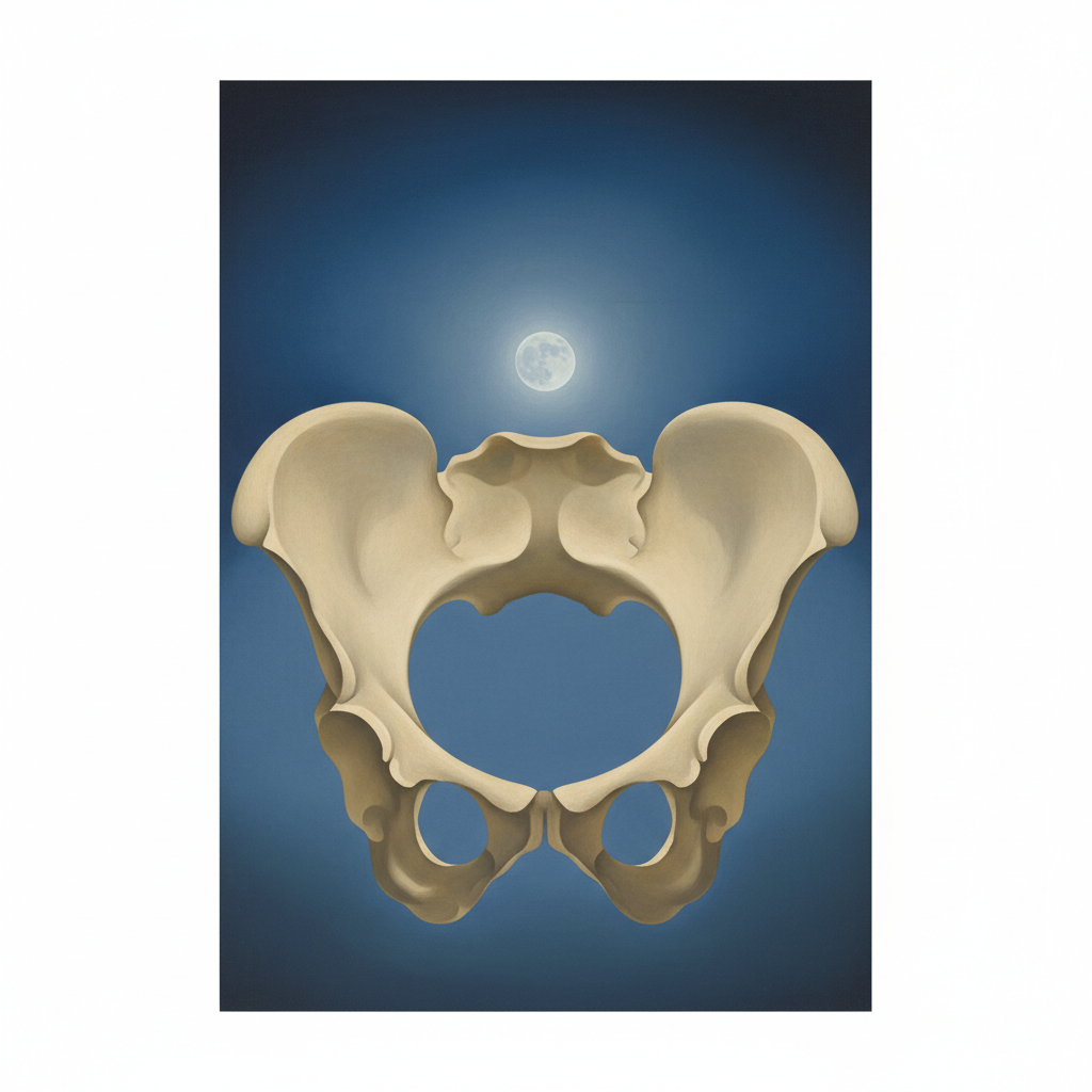 Pelvis with Moon — Georgia O'Keeffe