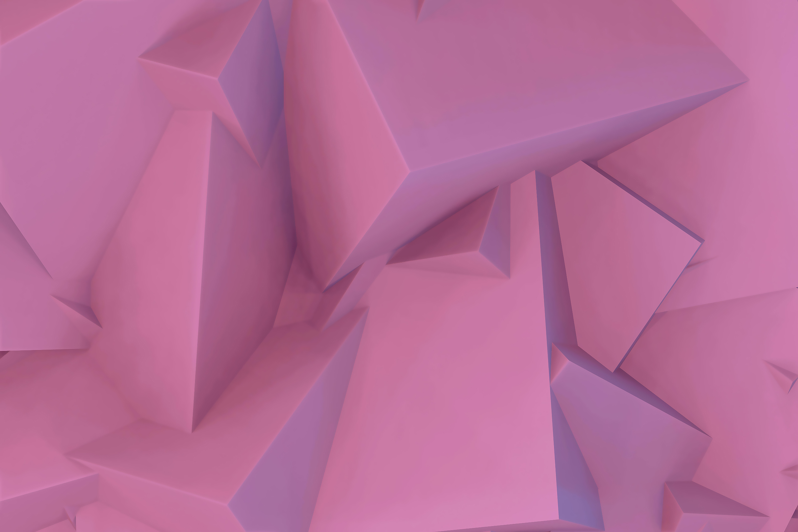 Pink Geometric Abstraction