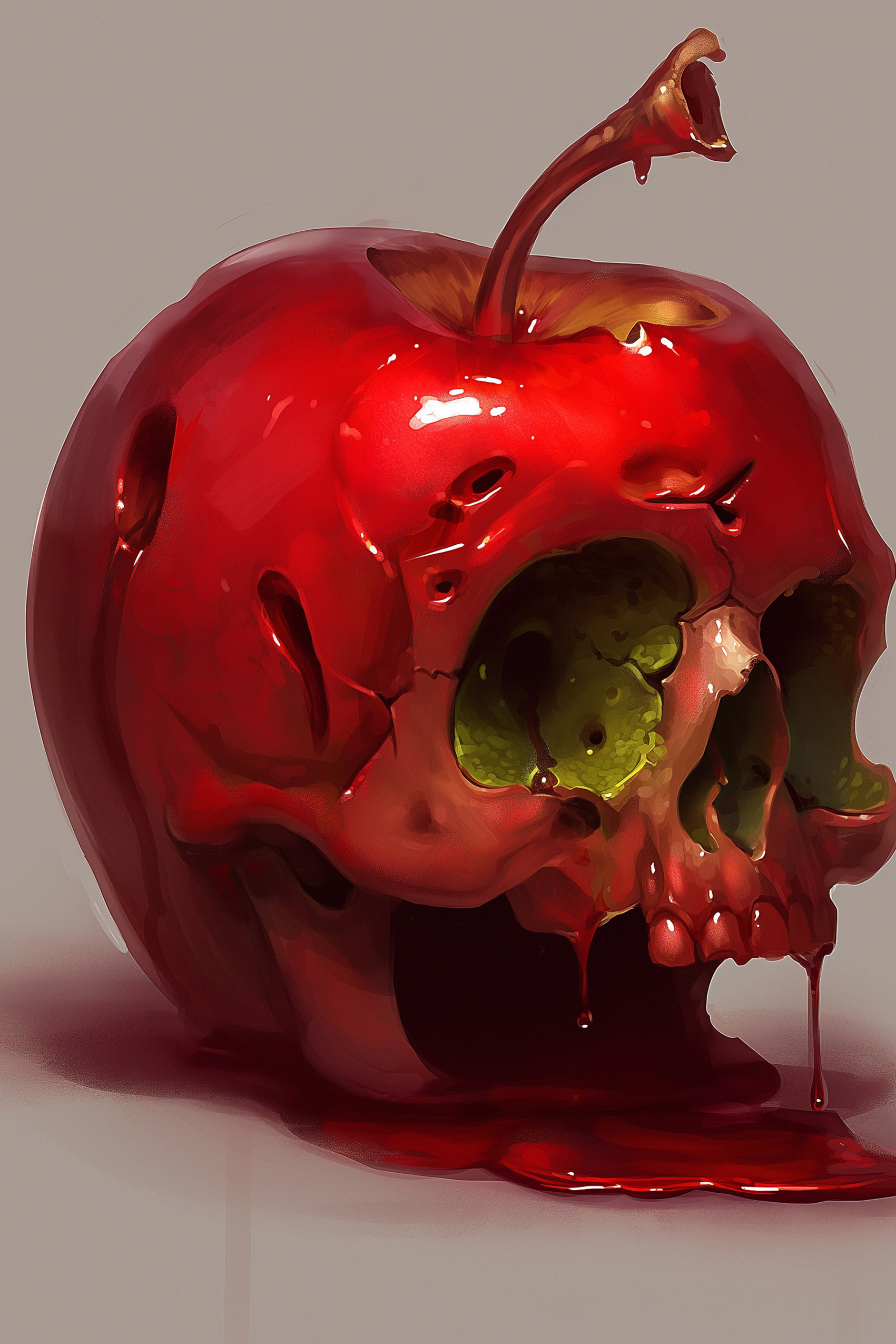 Poison Apple Skull