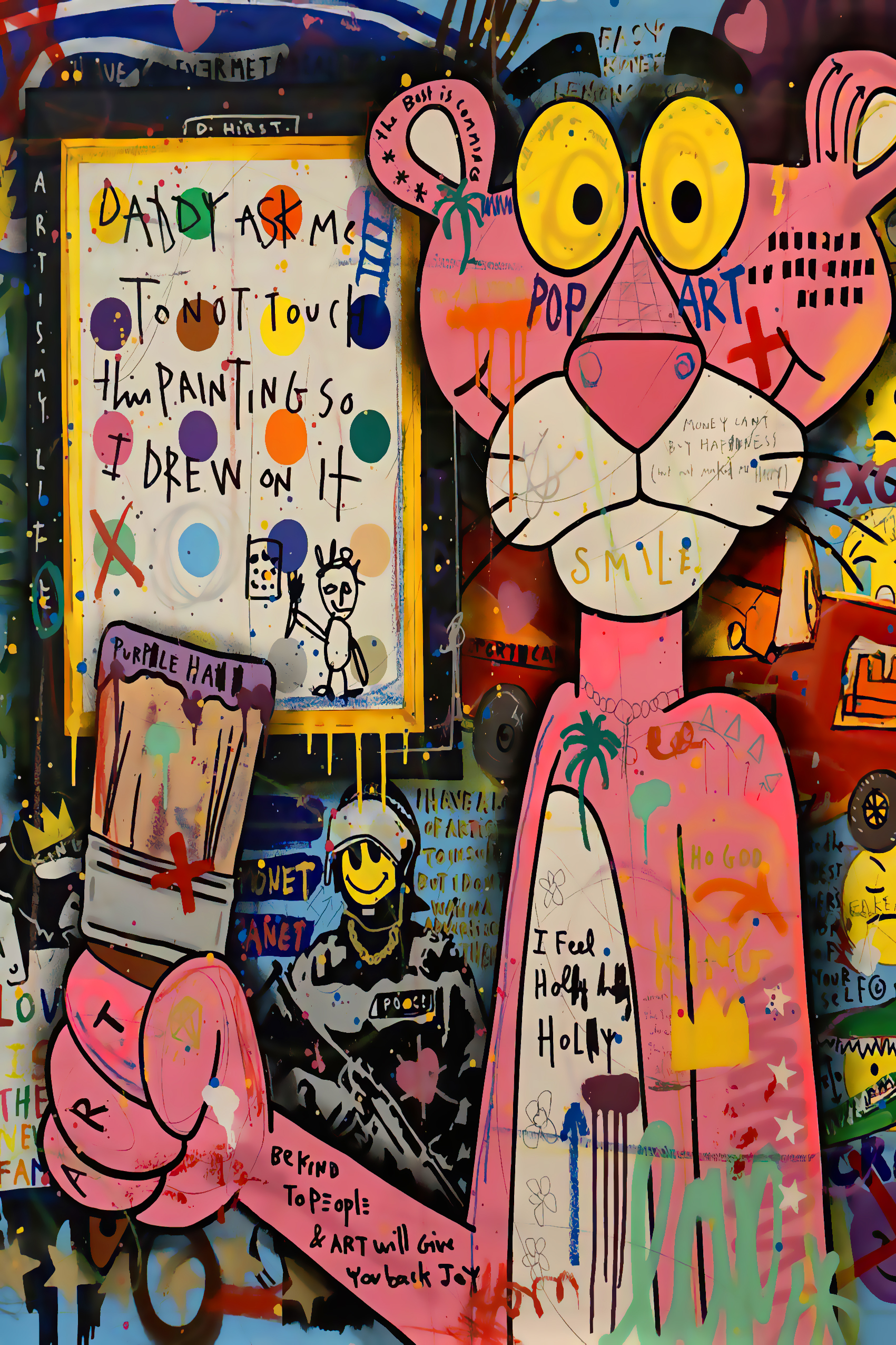 Pop Art Pink Panther