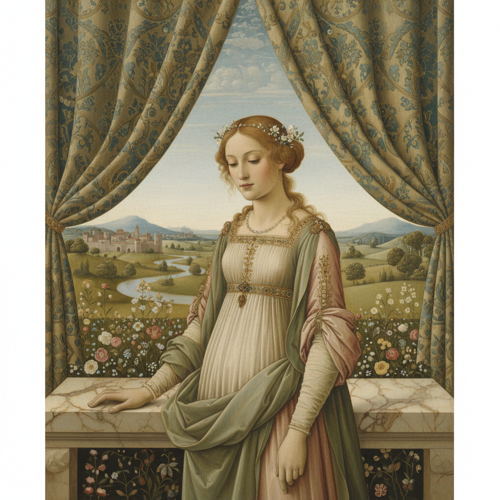 Portrait of a Lady (Smeralda Brandini) — Sandro Botticelli