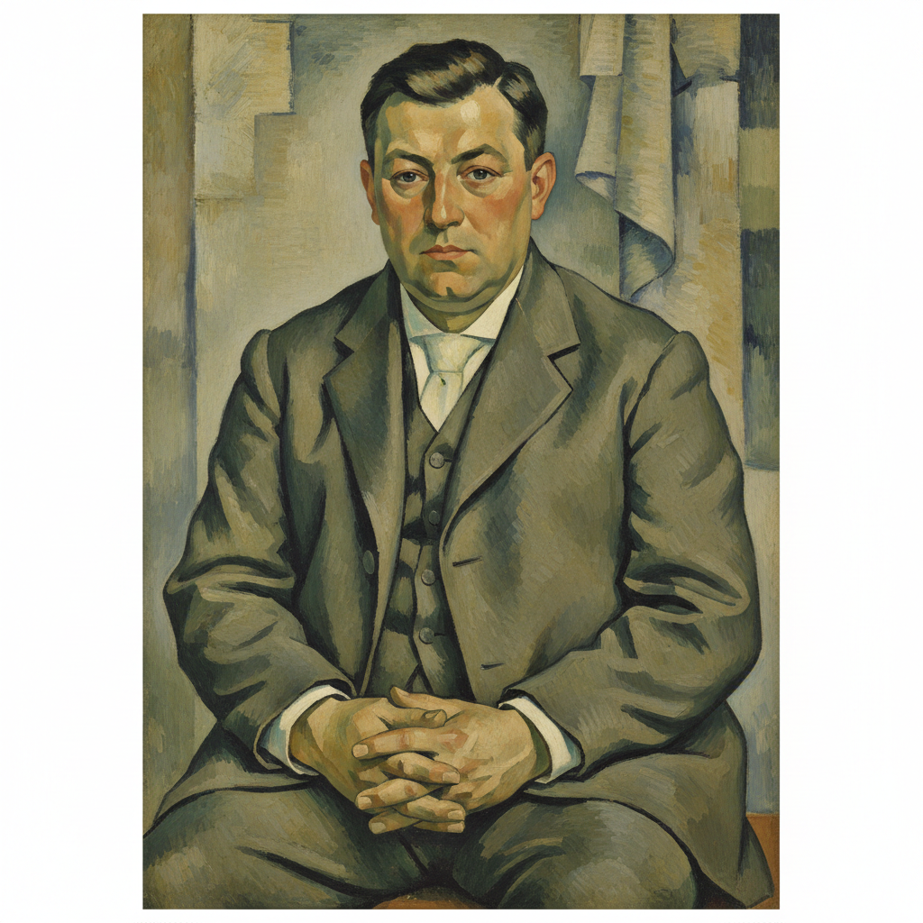 Portrait of Ambroise Vollard — Paul Cézanne