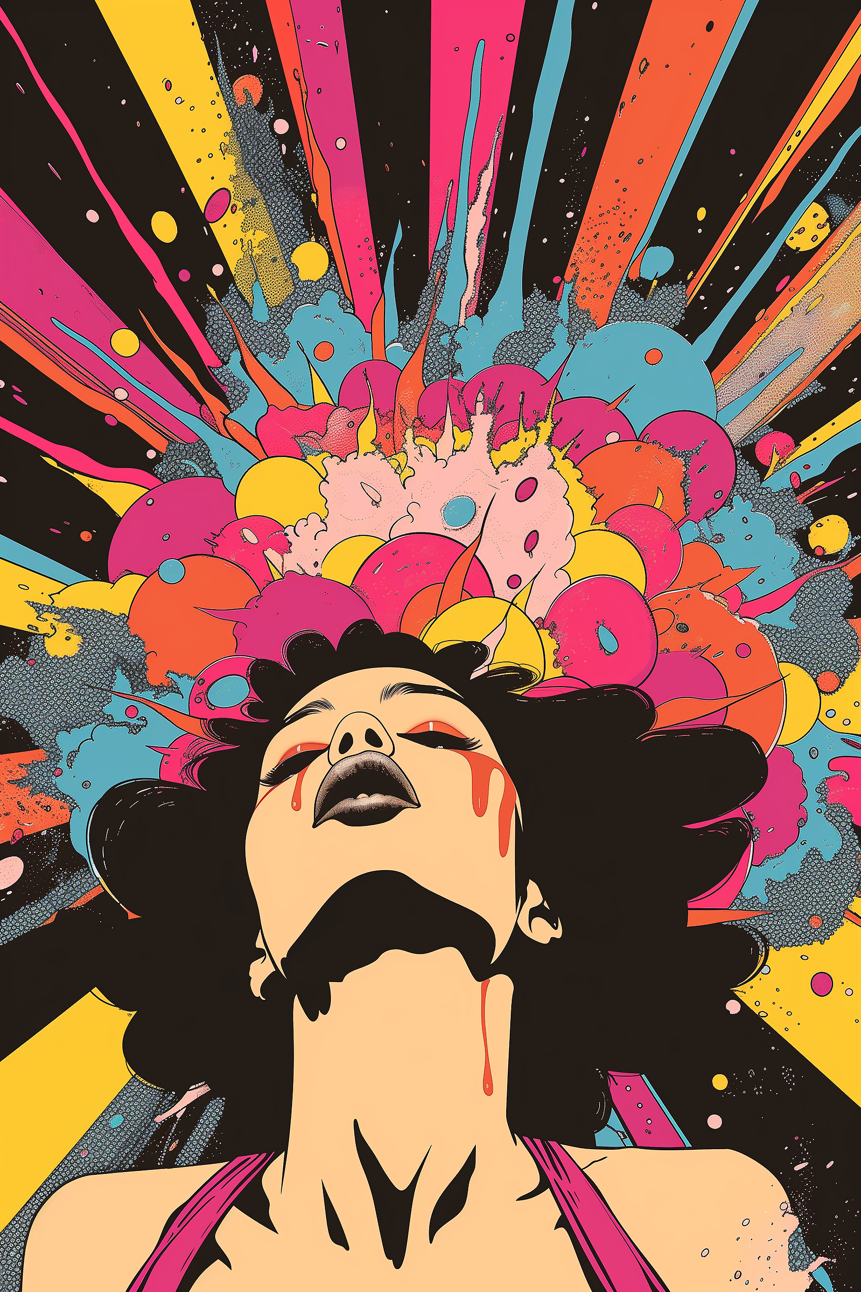 Psychedelic Burst of Emotion