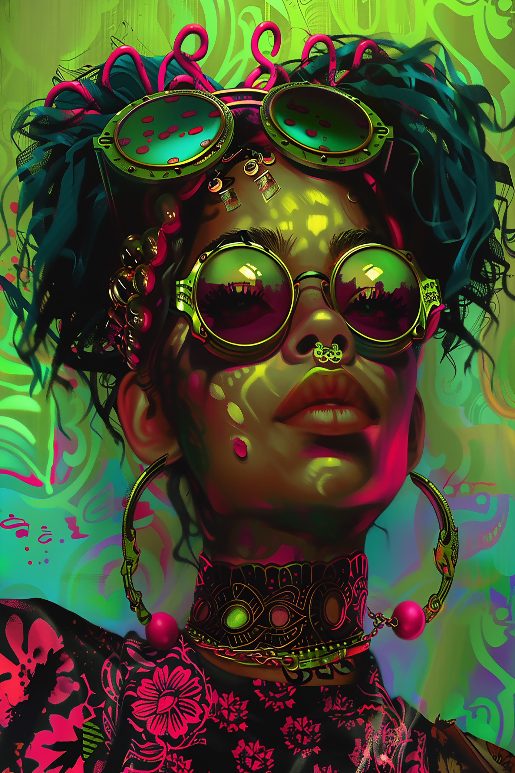 Psychedelic Neon Spirit
