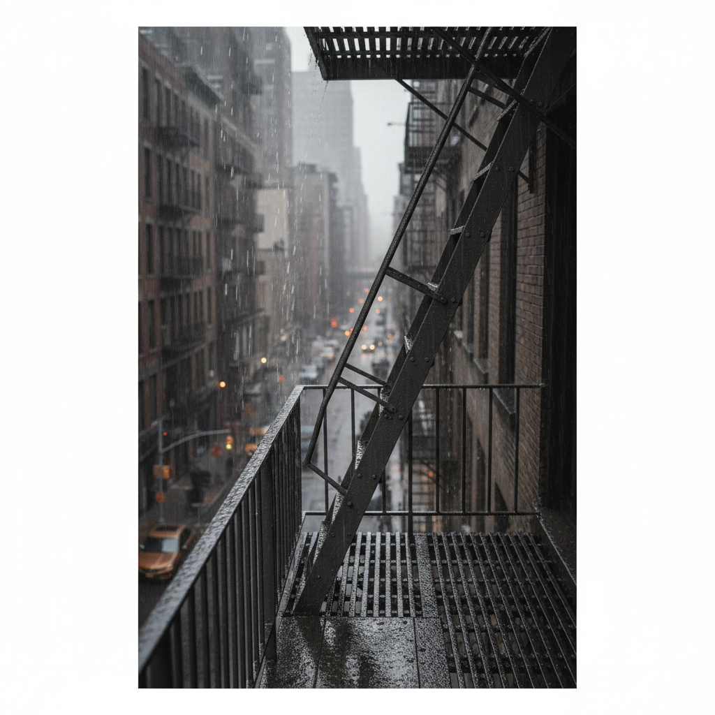 Rain-Kissed Iron