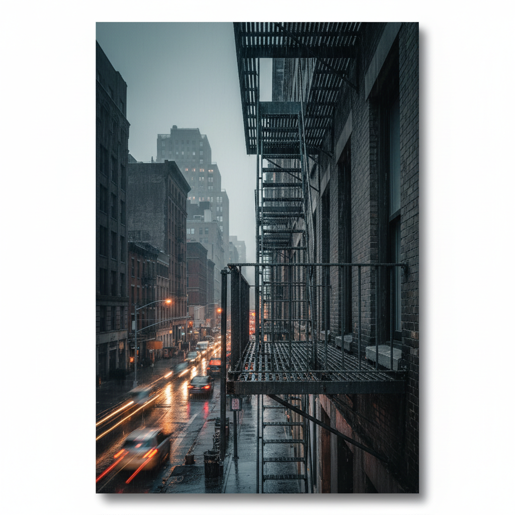 Rain-Kissed Iron