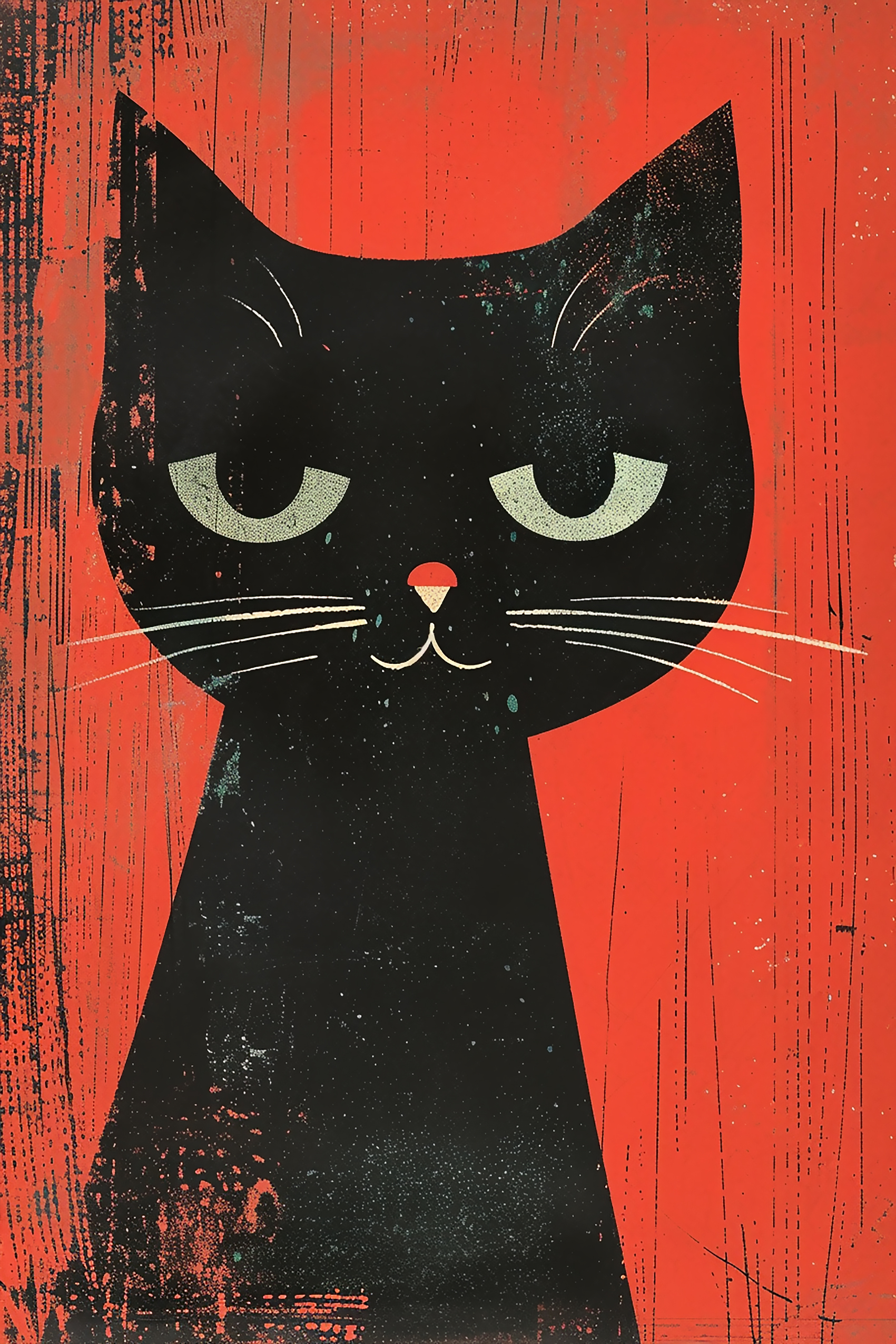 Retro Feline Charm