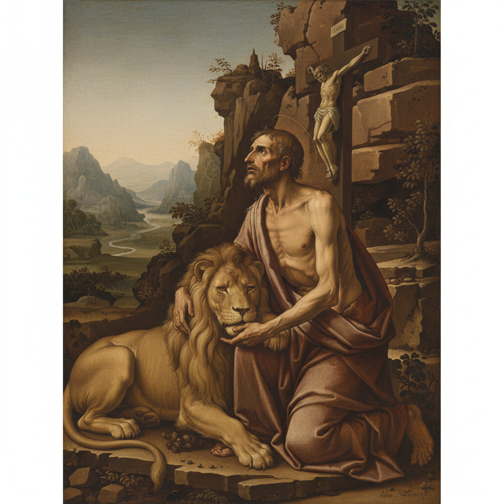 Saint Jerome in the Wilderness — Leonardo da Vinci