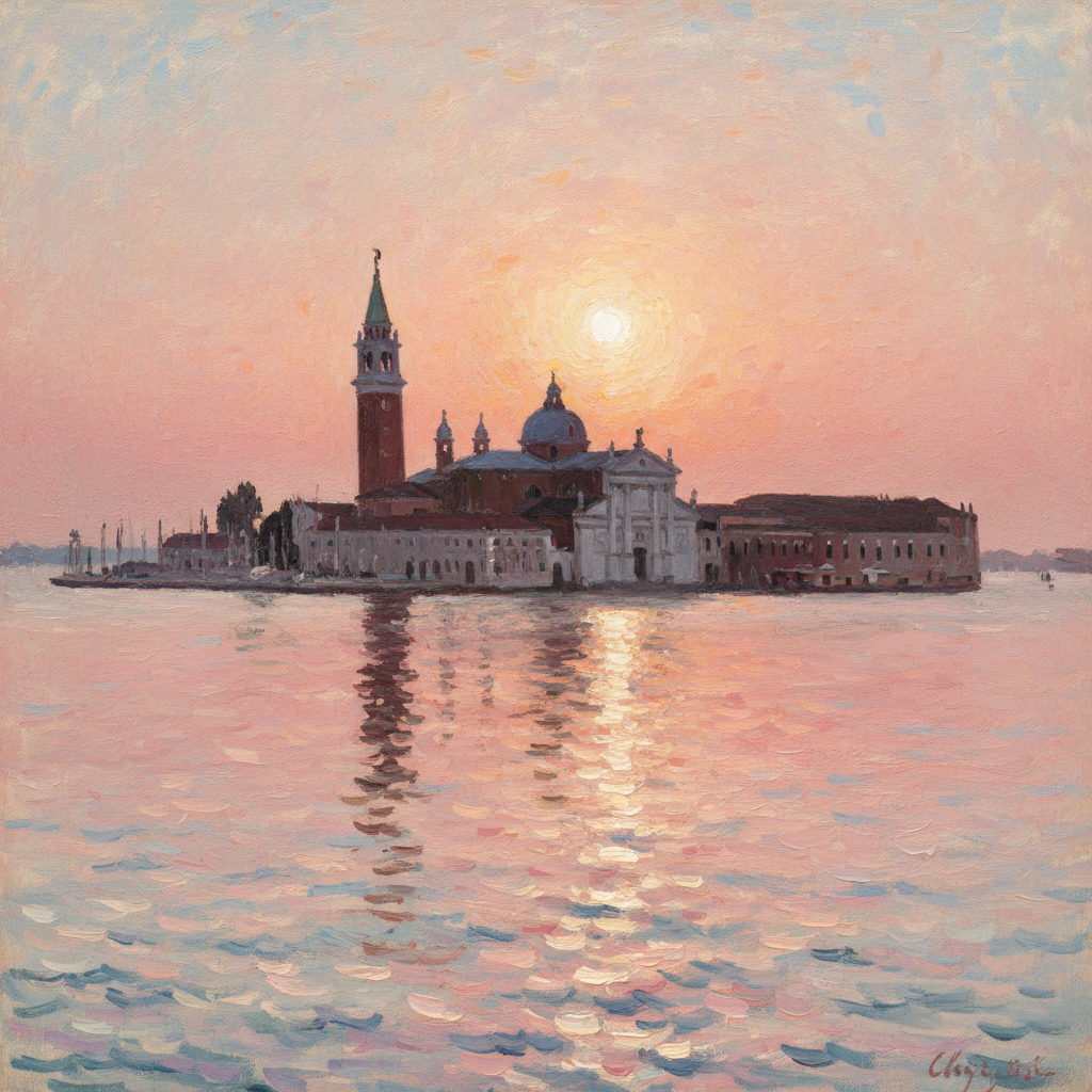 San Giorgio Maggiore at Dusk — Claude Monet