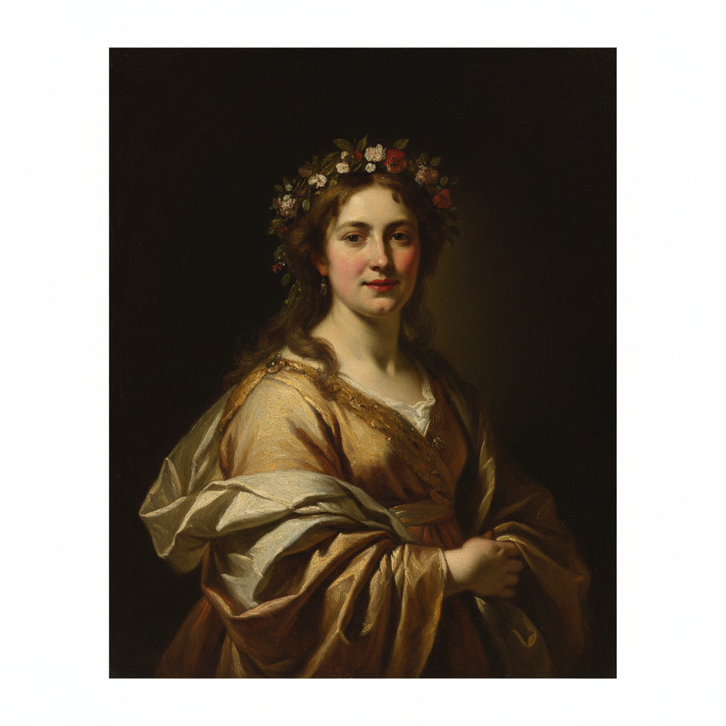 Saskia as Flora — Rembrandt van Rijn