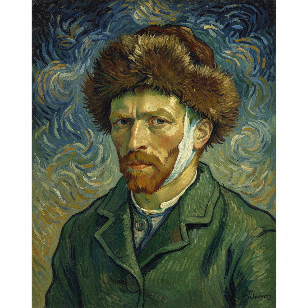 Self-Portrait with Bandaged Ear — Vincent van Gogh