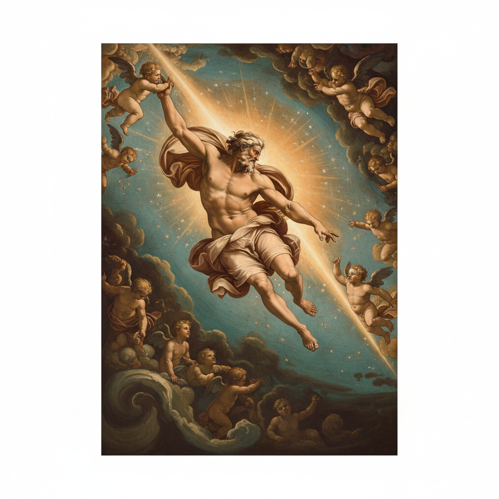 Separation of Light from Darkness — Michelangelo