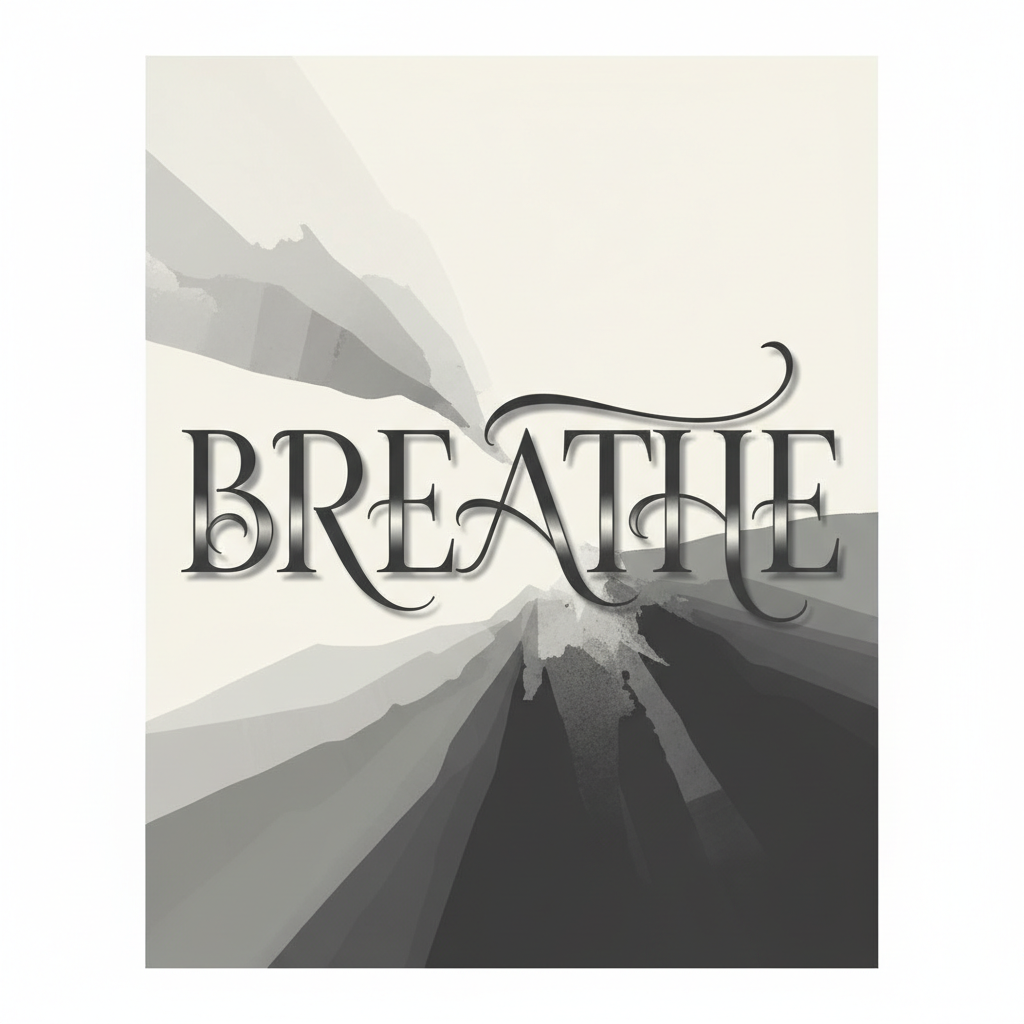 Serene Typographic Whisper