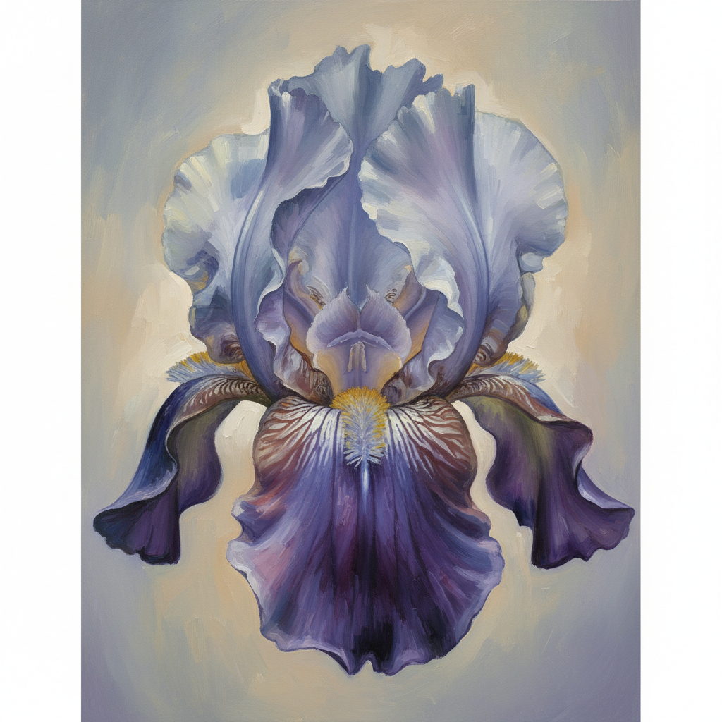 Soft Iris Bloom
