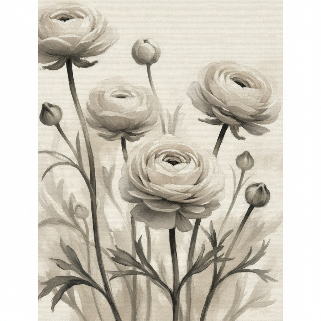 Soft Ranunculus Dream