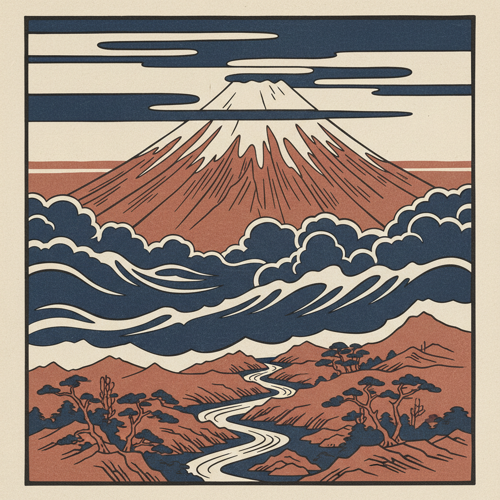South Wind, Clear Sky (Variant) — Katsushika Hokusai