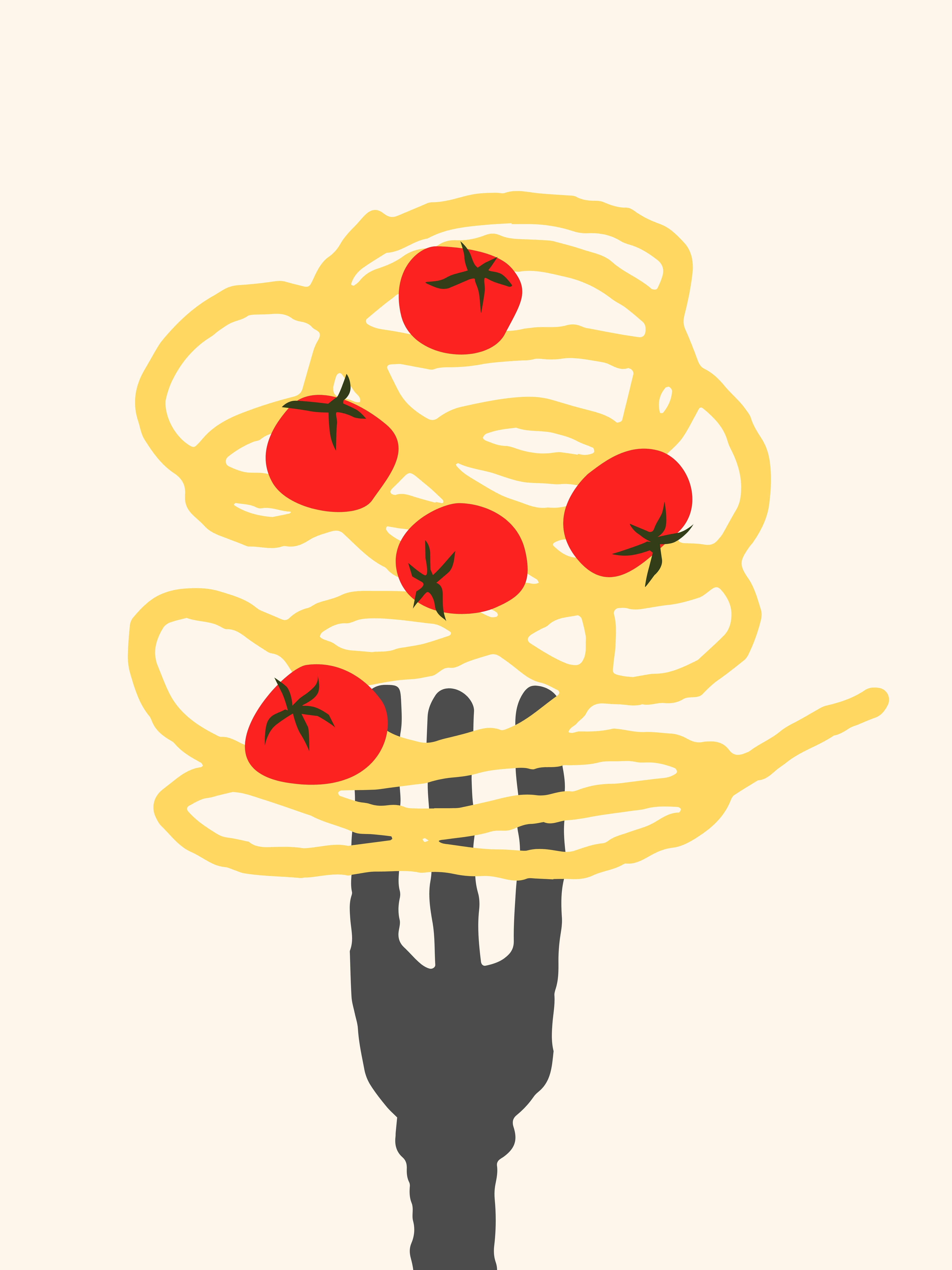 Spaghetti Folk Art