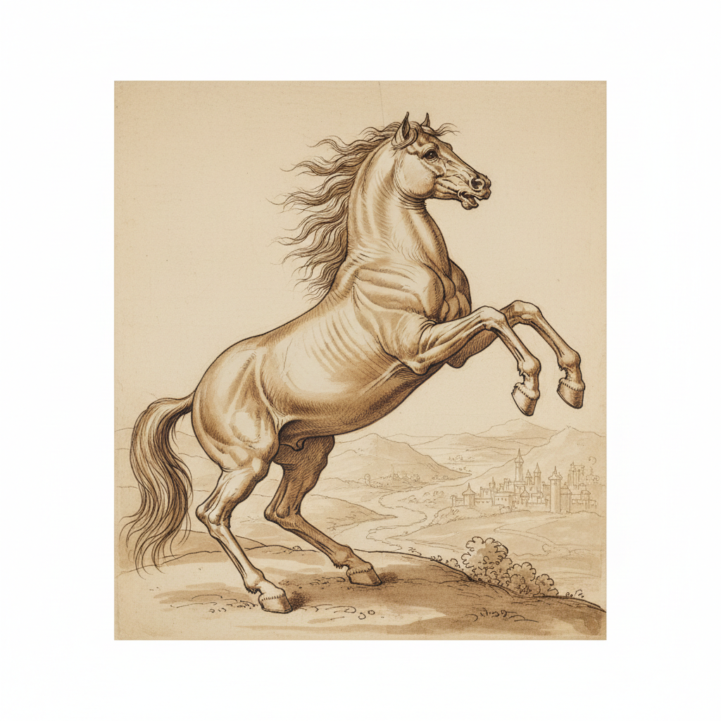 Study of a Horse — Leonardo da Vinci