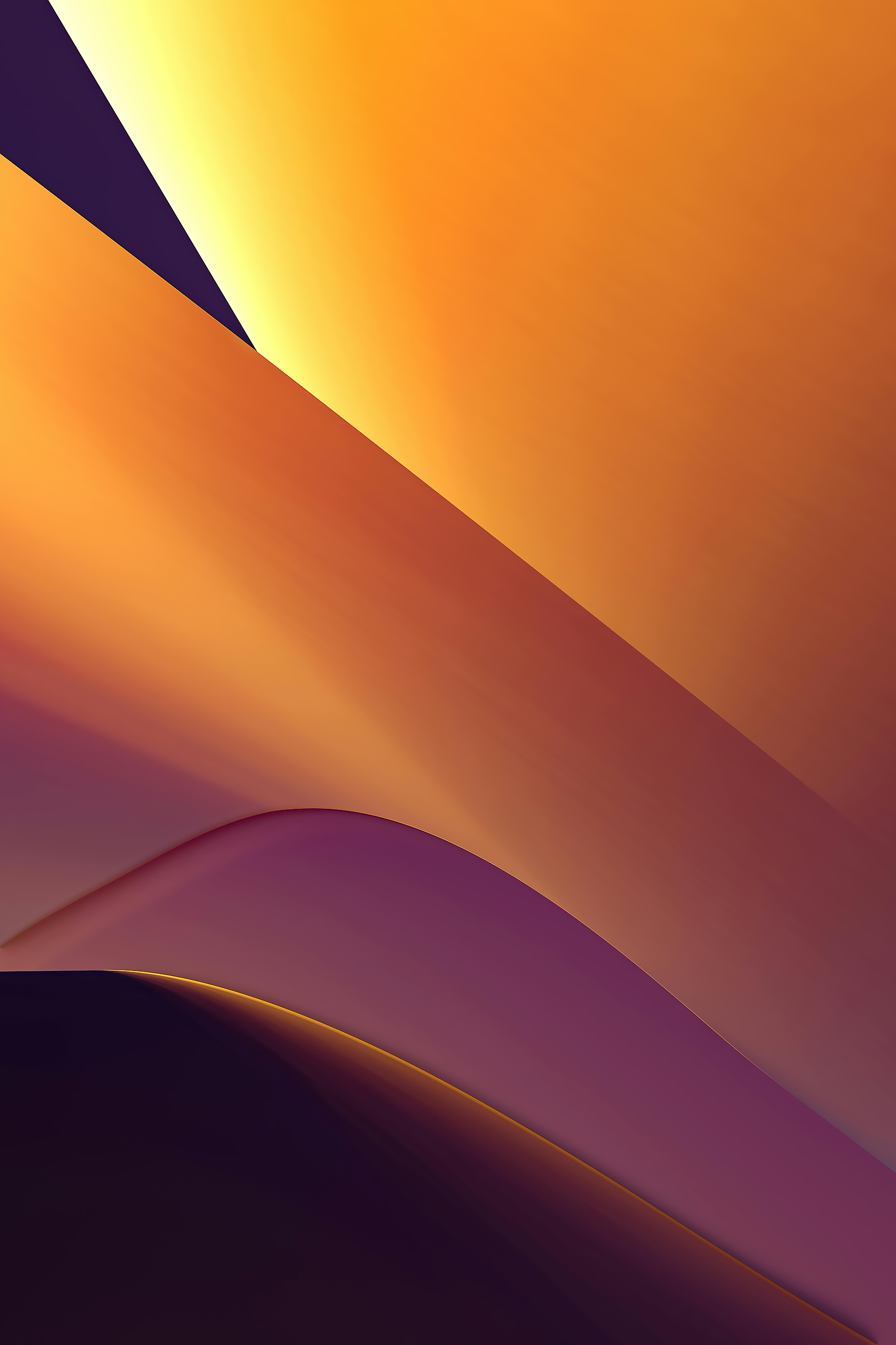 Sunlit Amber Folds