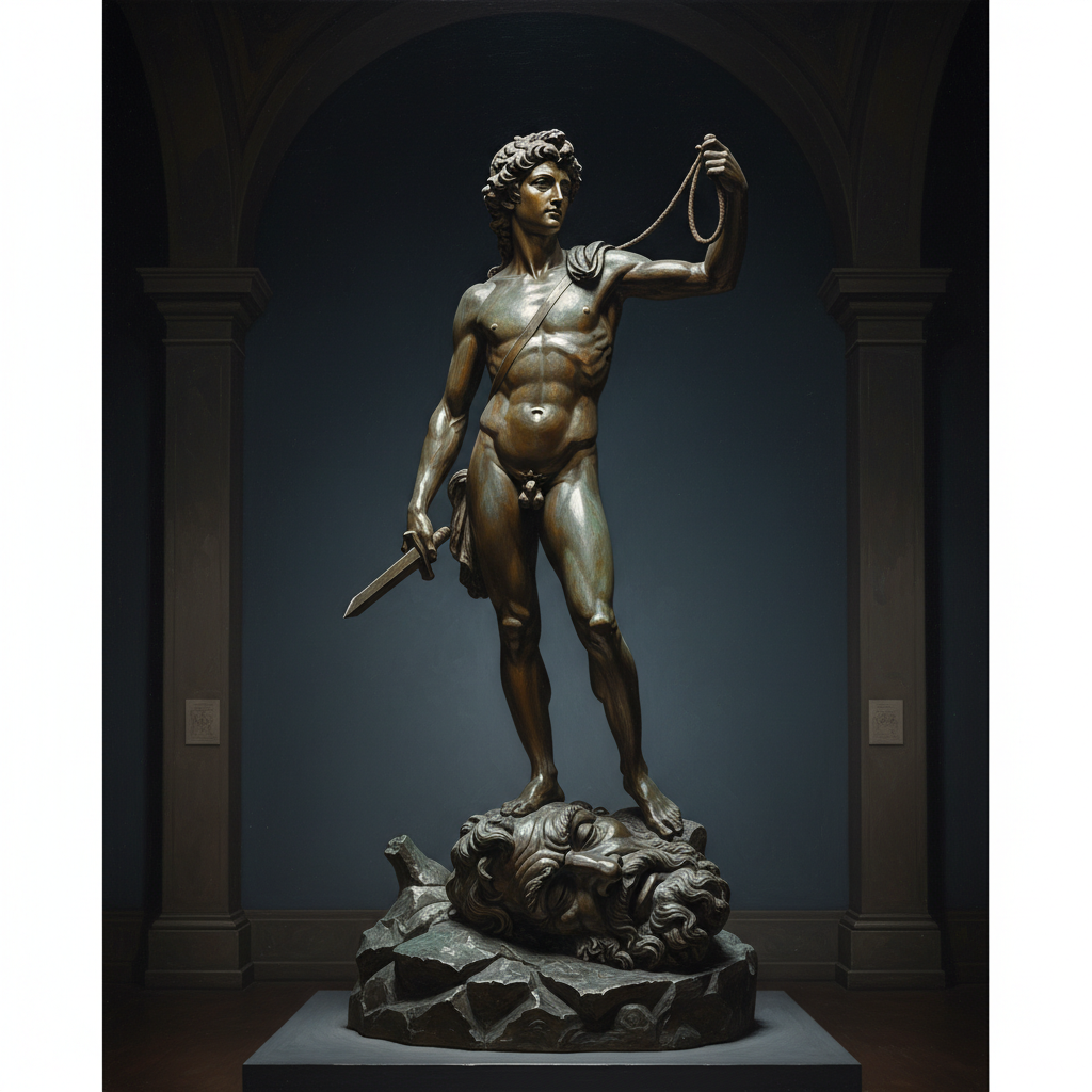The Bronze David — Donatello