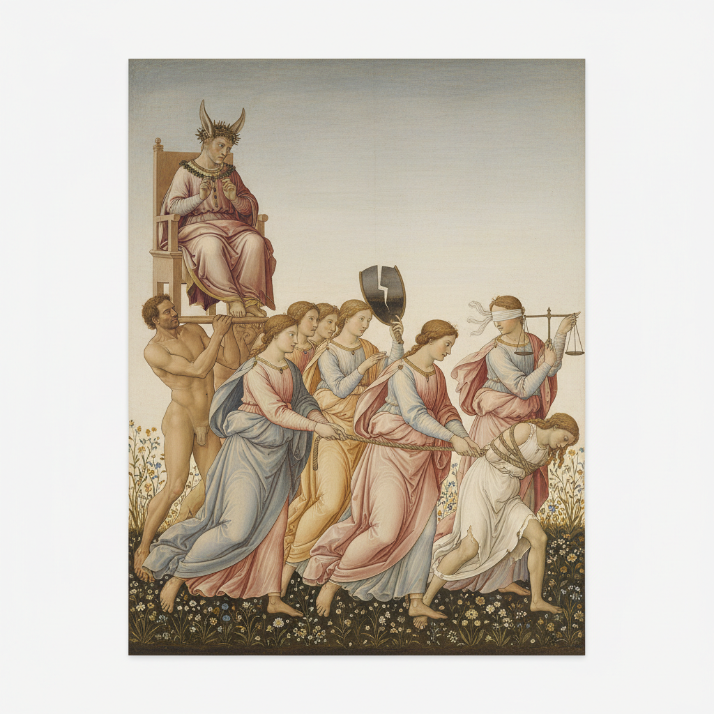 The Calumny of Apelles — Sandro Botticelli