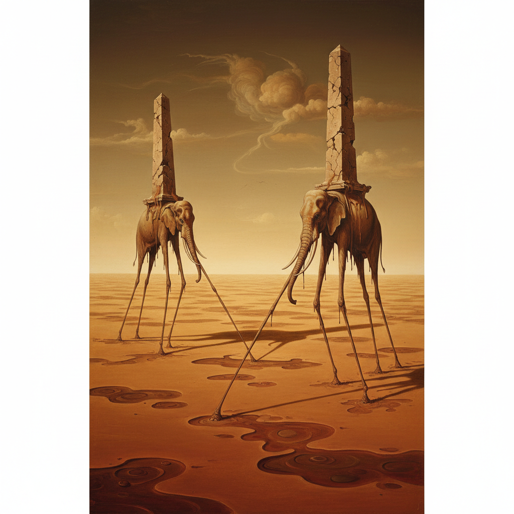 The Elephants — Salvador Dalí