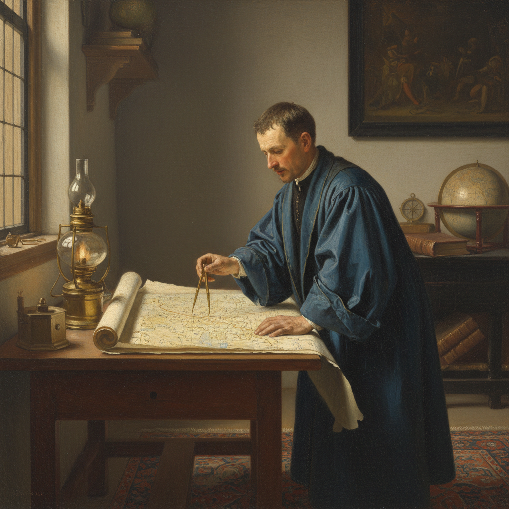 The Geographer — Johannes Vermeer