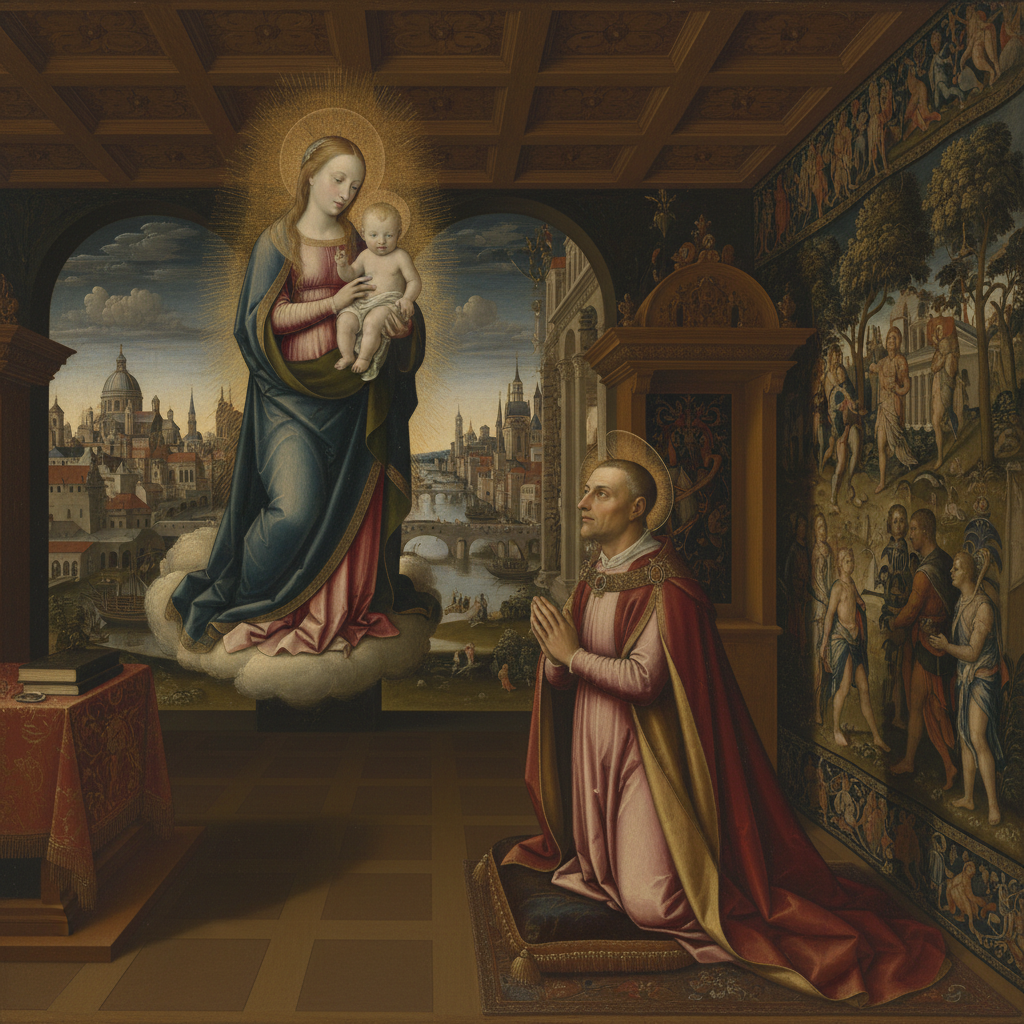 The Madonna of Chancellor Rolin — Jan van Eyck