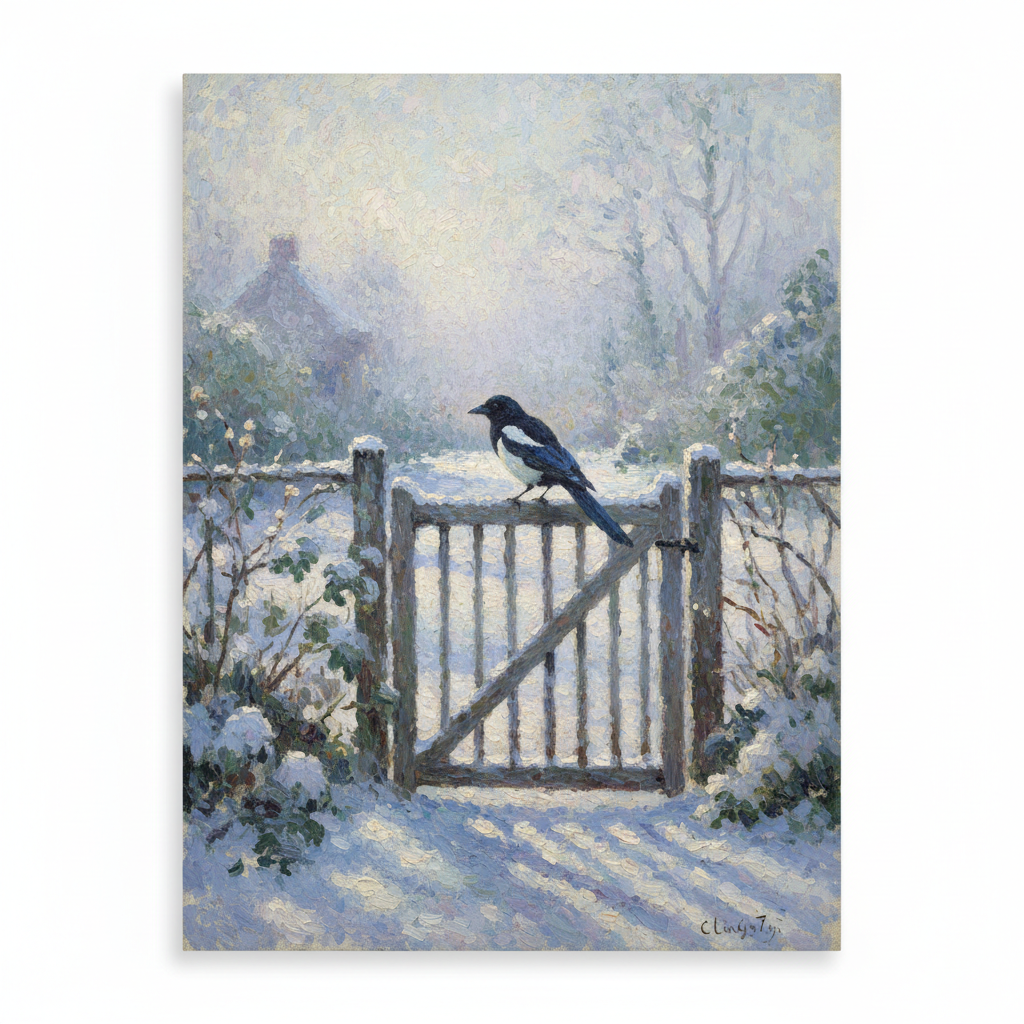 The Magpie — Claude Monet