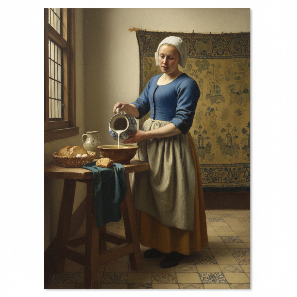 The Milkmaid — Johannes Vermeer