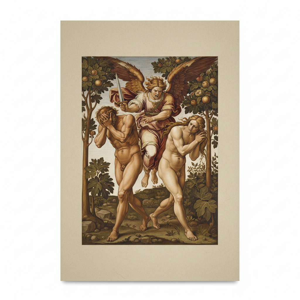 The Sistine Ceiling, Garden of Eden — Michelangelo