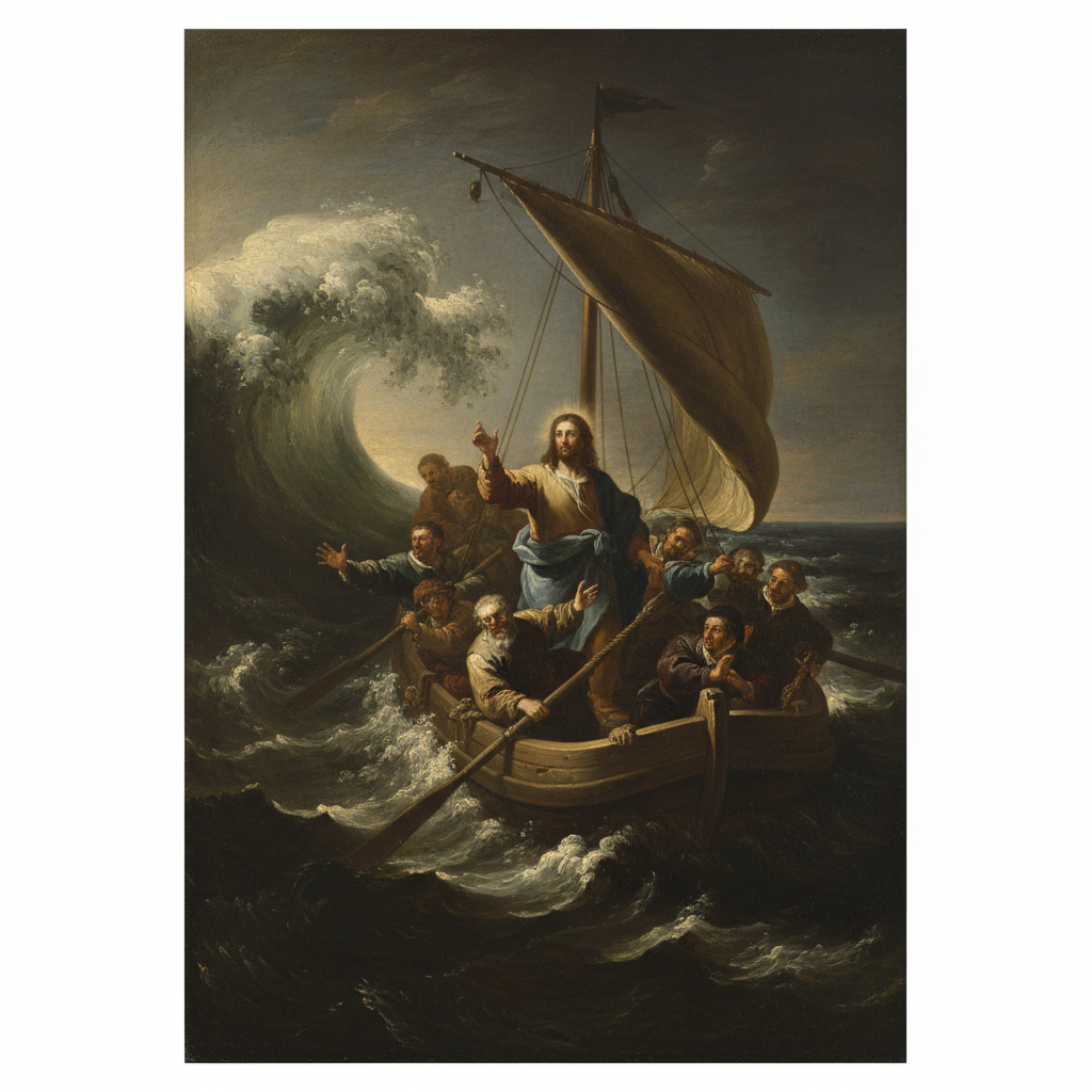 The Storm on the Sea of Galilee — Rembrandt van Rijn