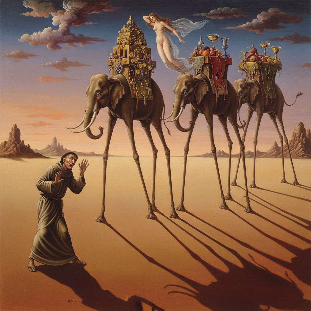 The Temptation of Saint Anthony — Salvador Dalí