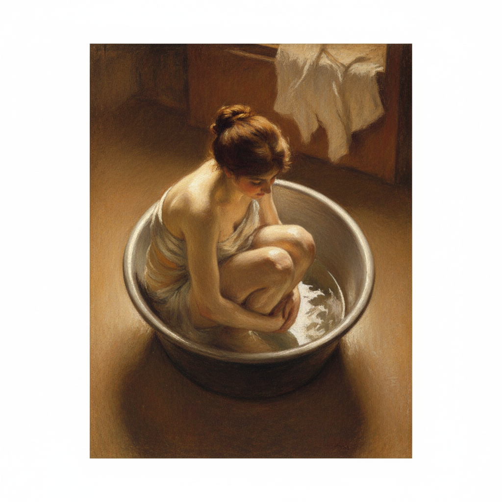 The Tub — Edgar Degas