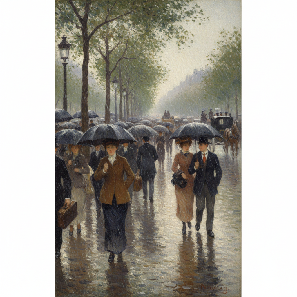 The Umbrellas — Pierre-Auguste Renoir