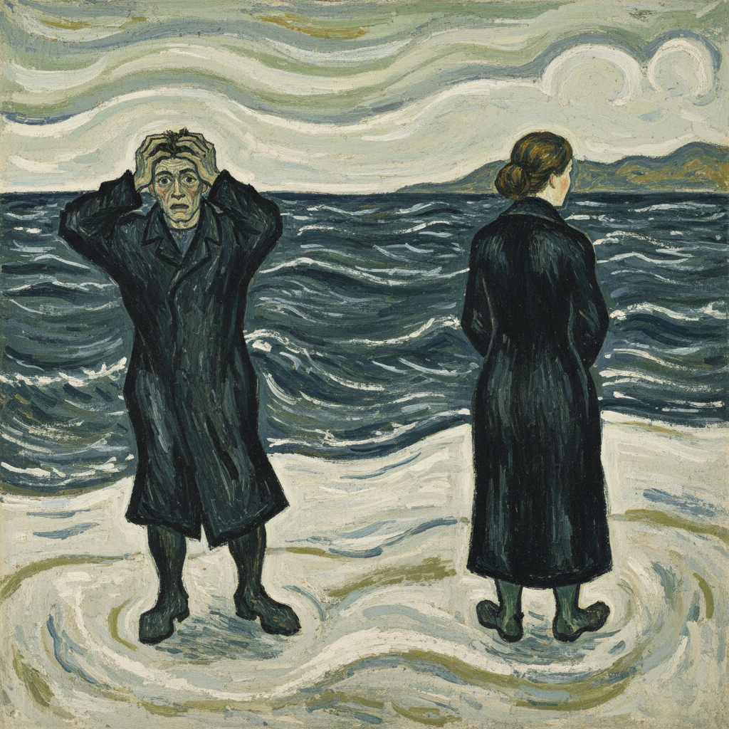 Two Human Beings: The Lonely Ones — Edvard Munch