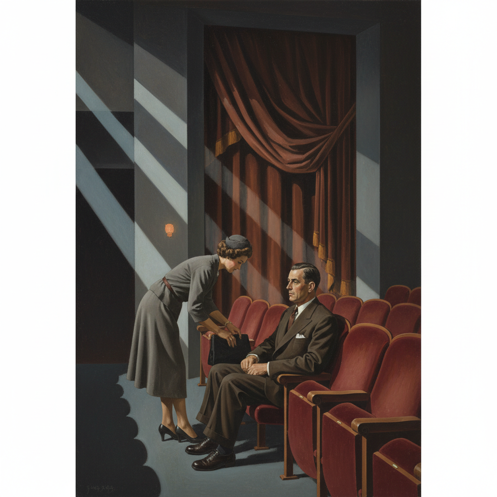Two on the Aisle — Edward Hopper
