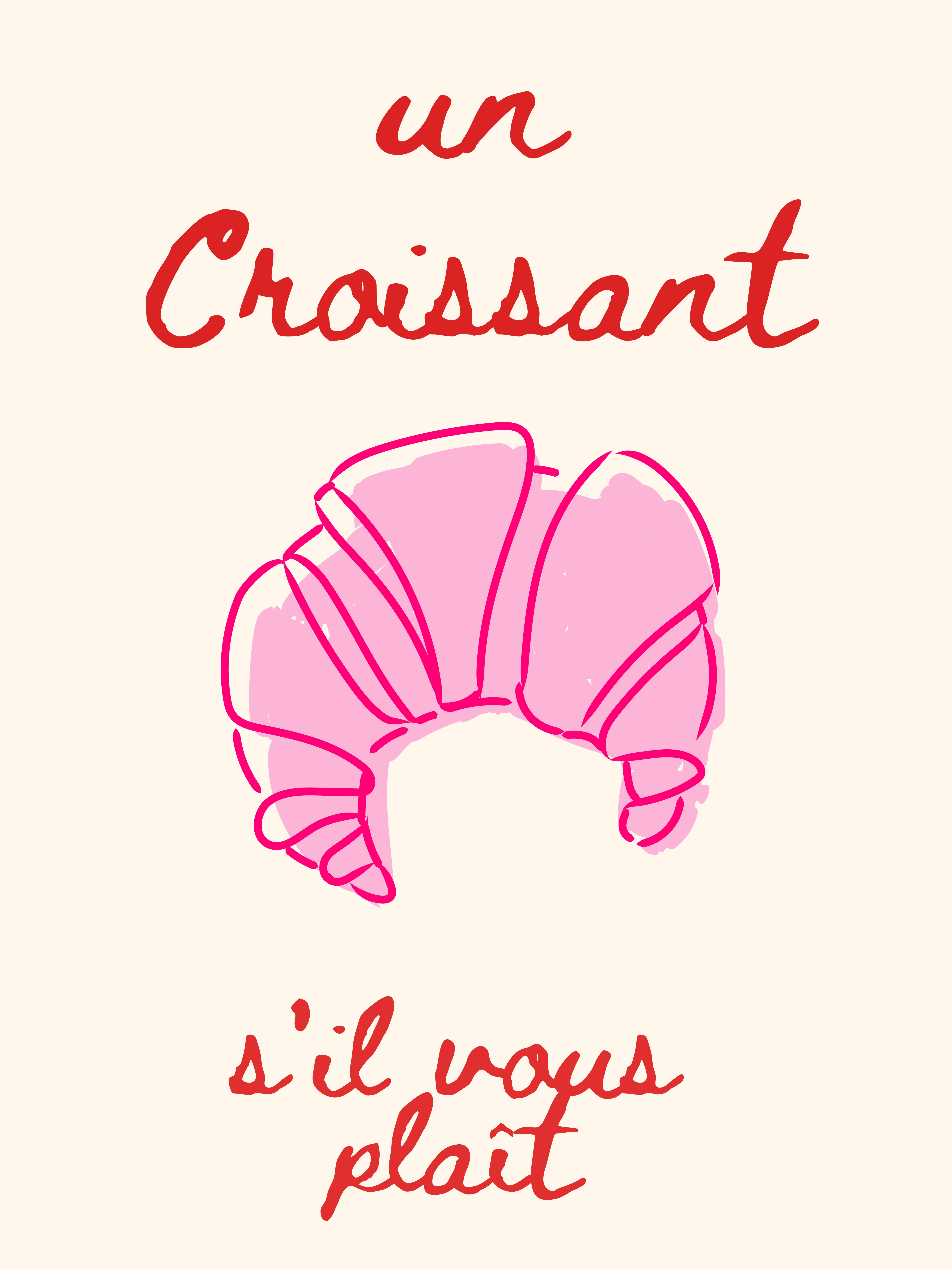 Un Croissant S’il Vous Plaît