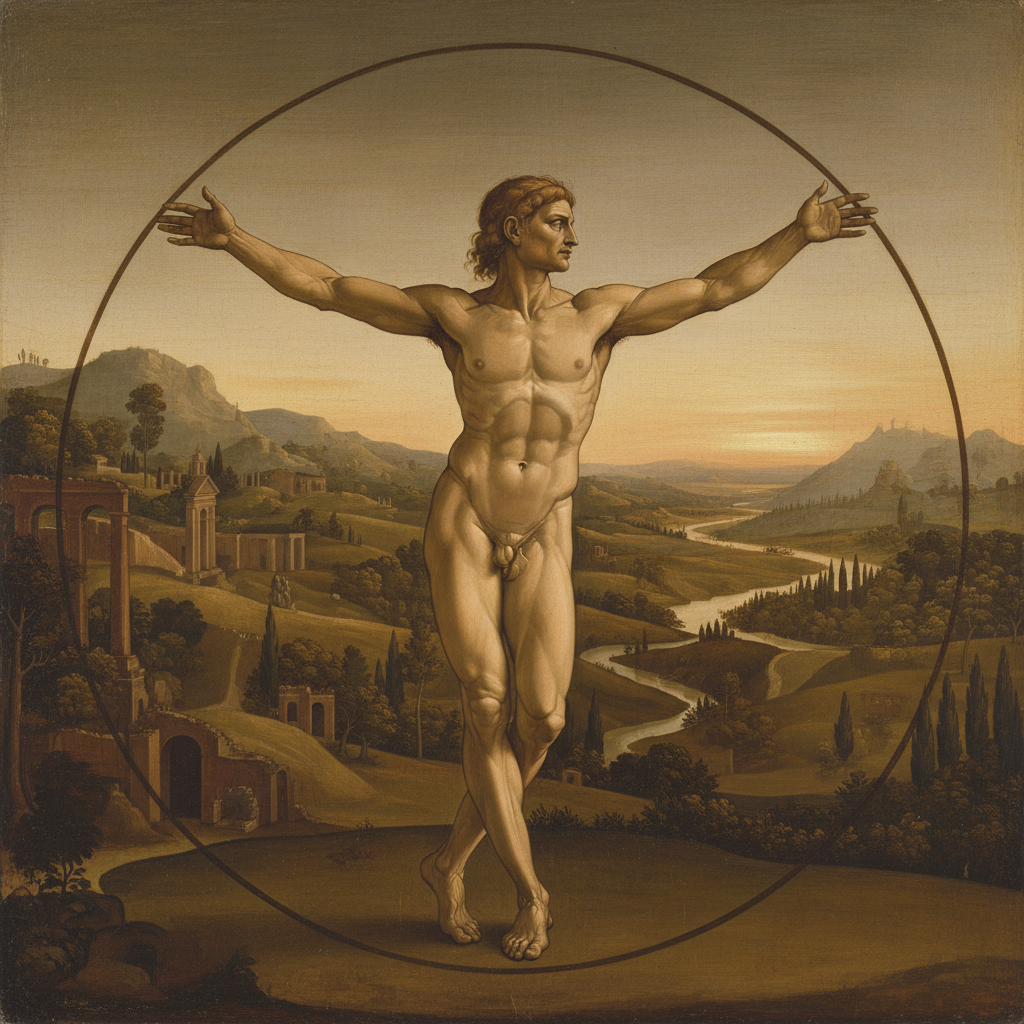 Vitruvian Man — Leonardo da Vinci