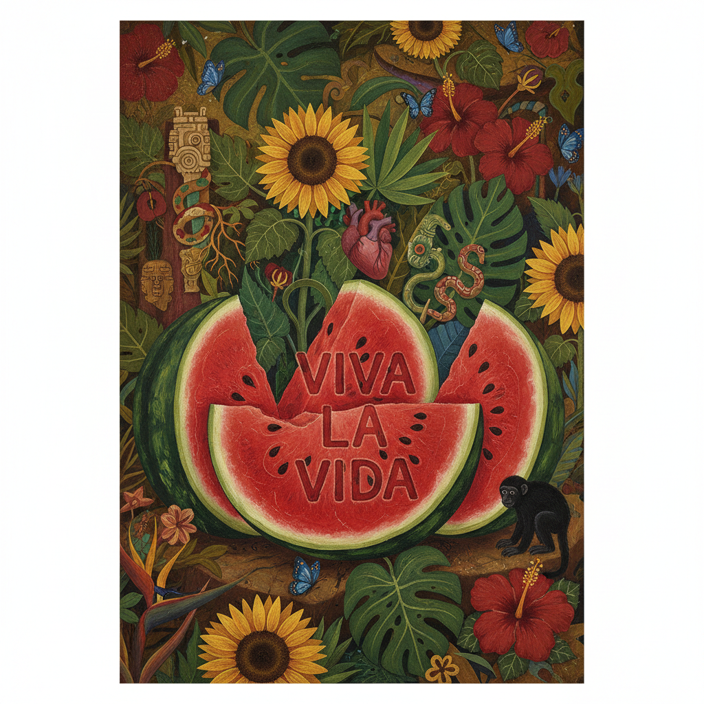 Viva la Vida, Watermelons — Frida Kahlo