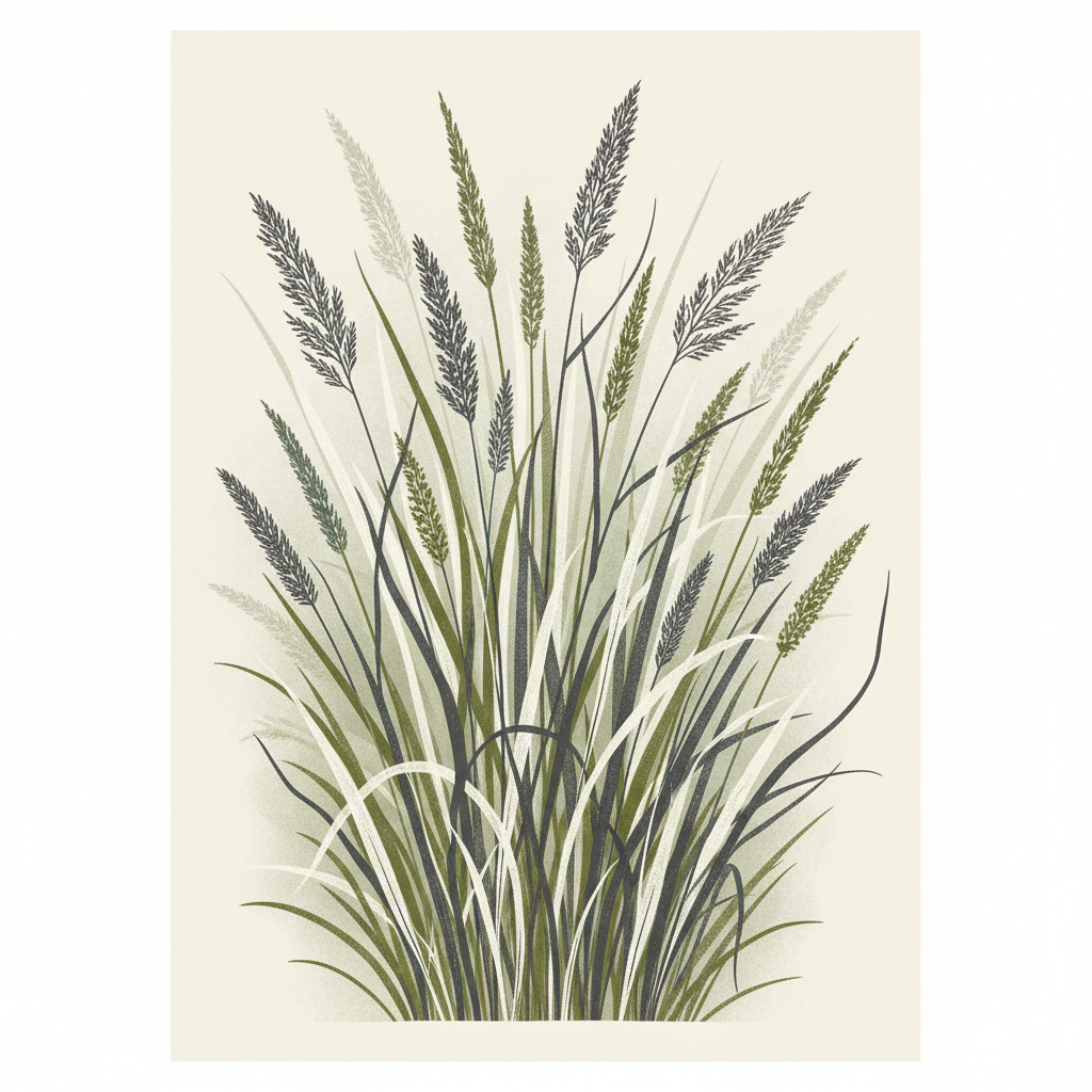 Wild Grass Silhouette