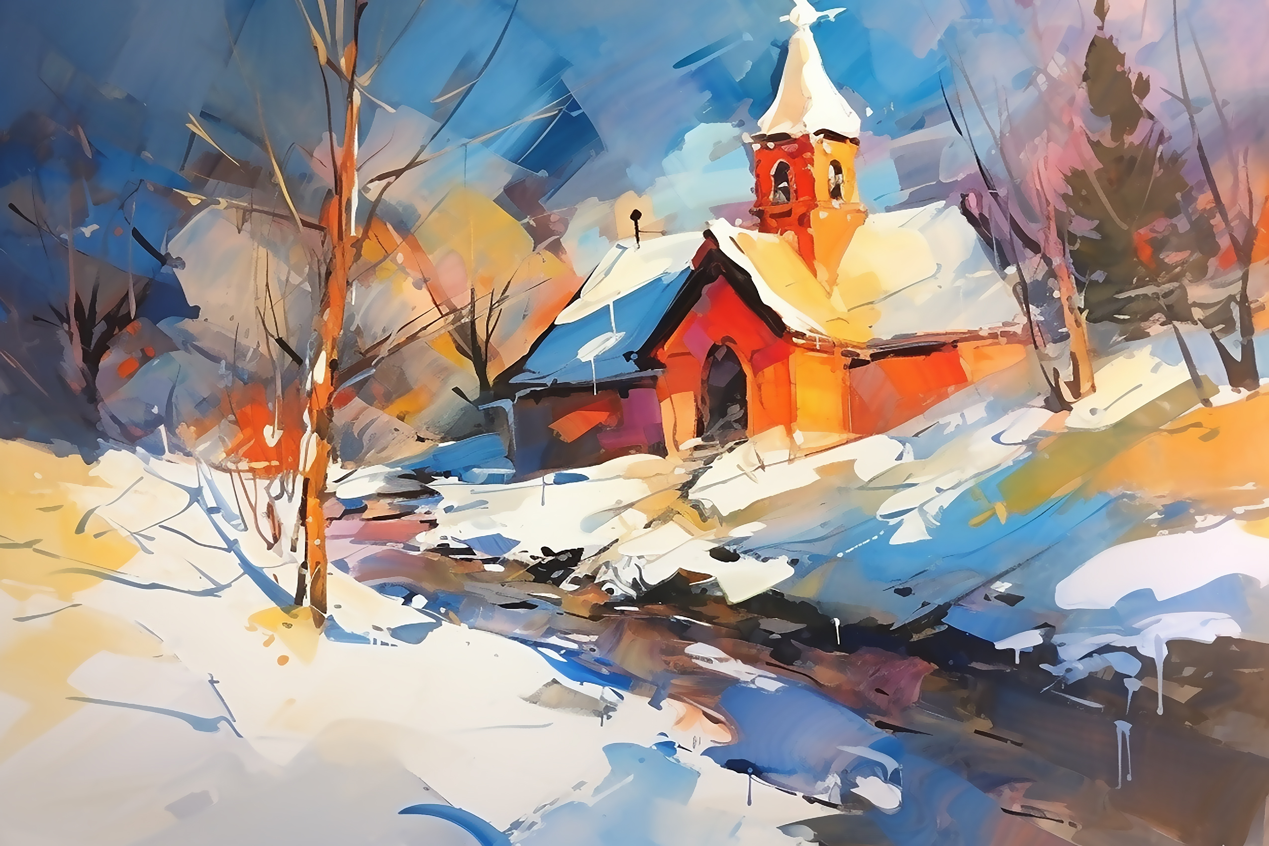 Winter Chapel Warmth