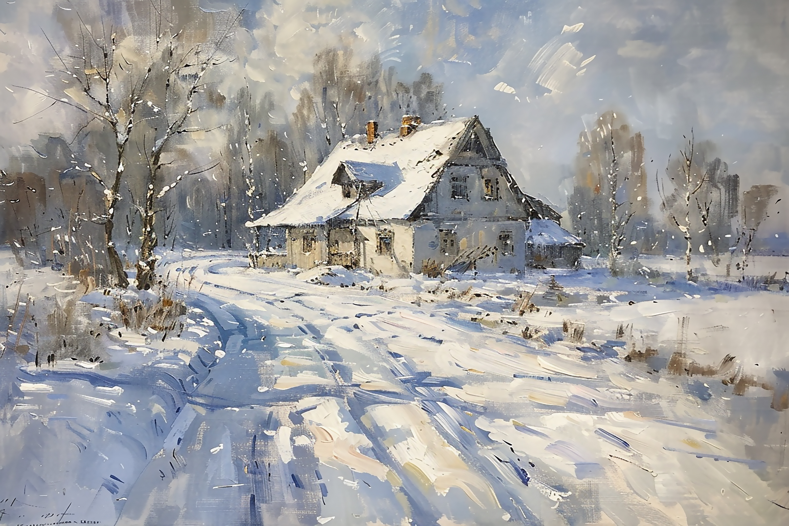 Winter Road to Home