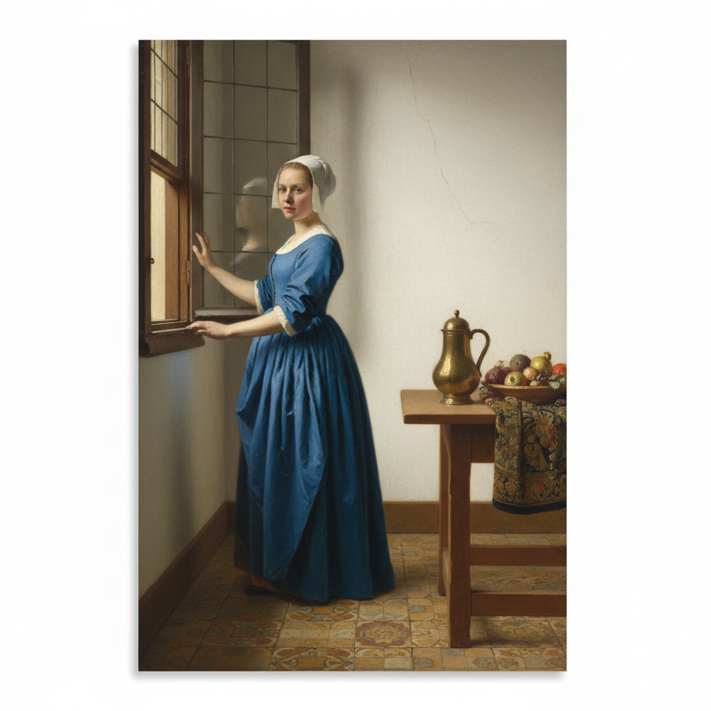 Woman with a Water Jug — Johannes Vermeer