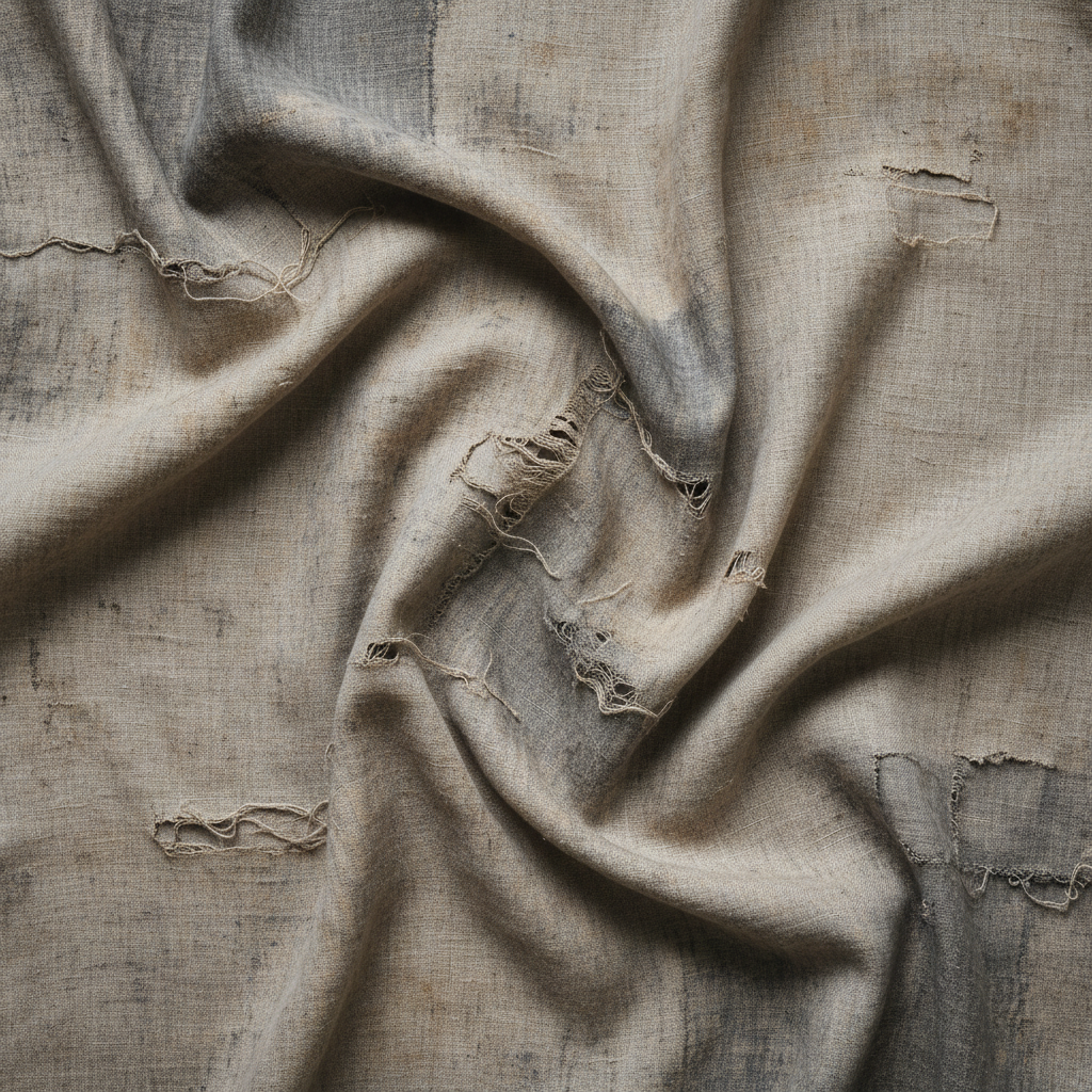 Worn Linen Drape