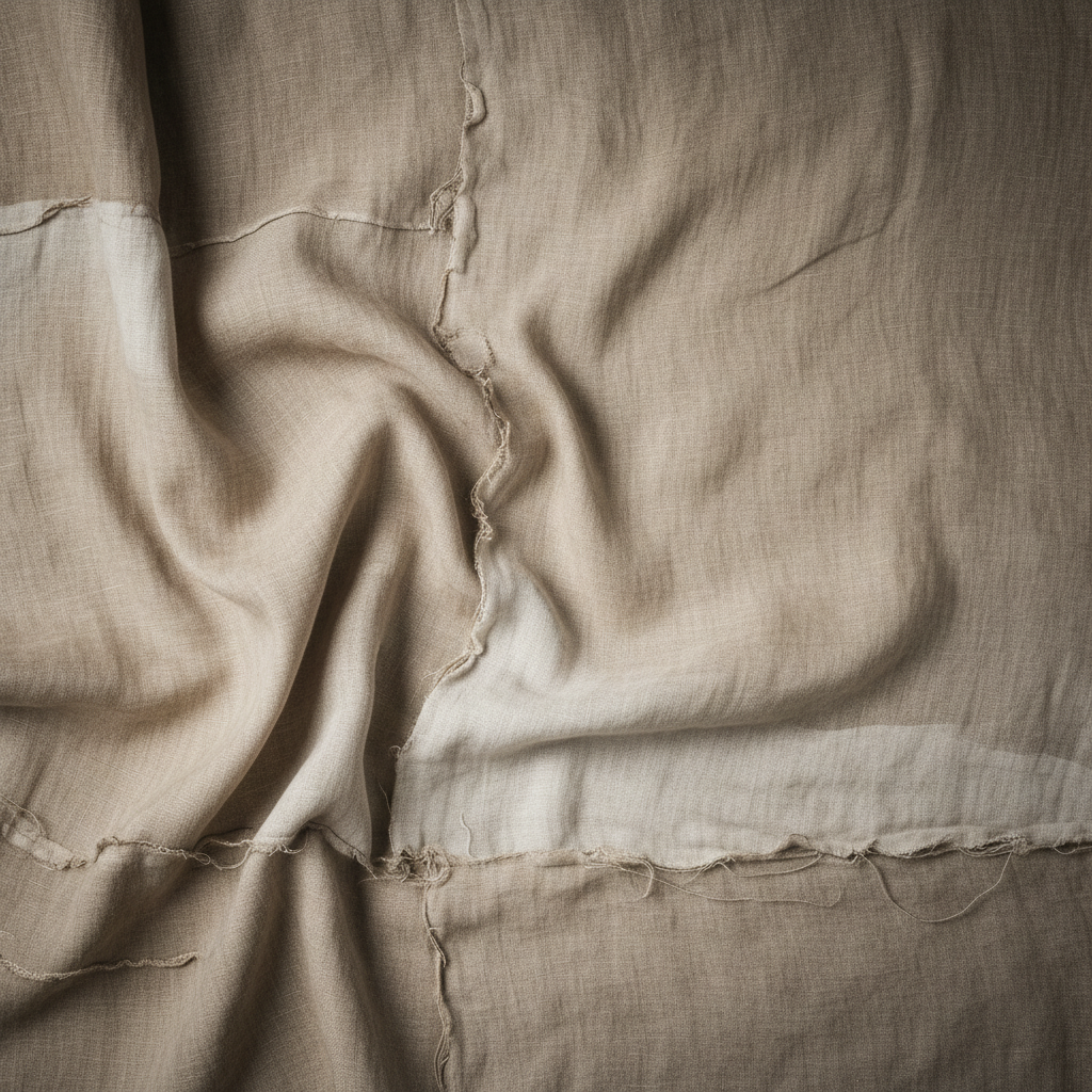 Worn Linen Drape