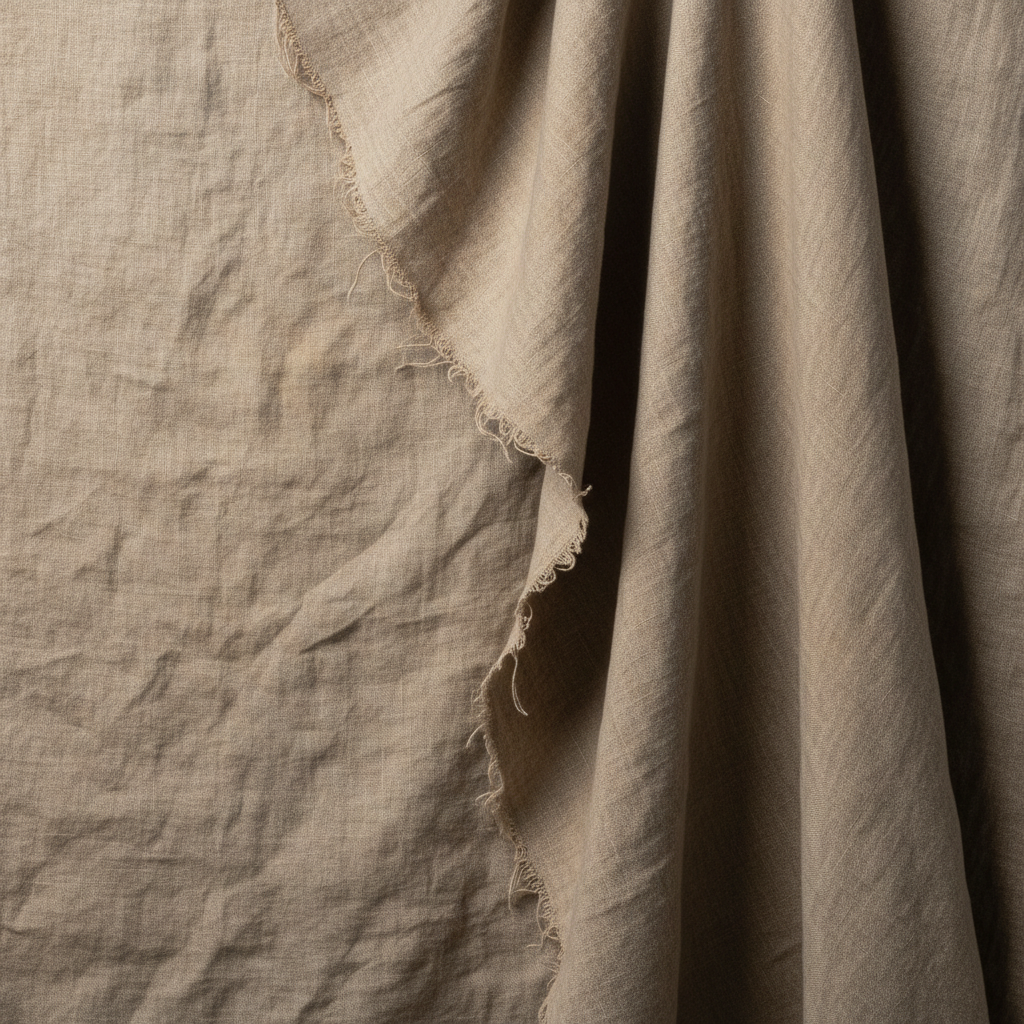 Worn Linen Drape